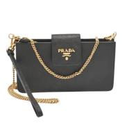 Prada Vintage Pre-owned Laeder prada-vskor Black, Dam