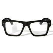 Off White Stiliga Glasögon Svart Blank Ram Black, Unisex