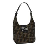 Fendi Vintage Pre-owned Canvas fendi-vskor Brown, Dam