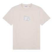 Burberry Kortärmad Rund Hals T-shirt Beige, Herr