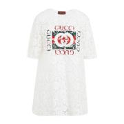 Gucci Vit spetstopp White, Dam