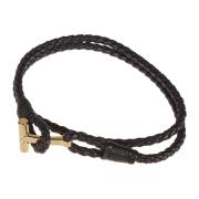 Tom Ford Vävt armband Black, Herr