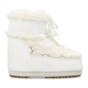 Moon Boot Vita Stängda Icon Low Faux Fur Boots White, Dam