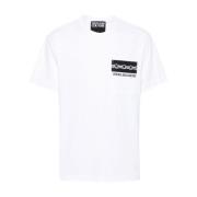 Versace Jeans Couture Vita T-shirts och Polos ***cv White, Herr