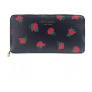 Kate Spade Rosmönster Läder Continental Plånbok Multicolor, Dam