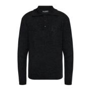 Dolce & Gabbana Polo sweater Gray, Herr