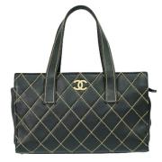 Chanel Vintage Pre-owned Laeder shoppers Black, Dam