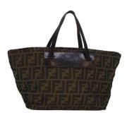 Fendi Vintage Pre-owned Canvas fendi-vskor Brown, Dam