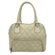 Chanel Vintage Pre-owned Tyg chanel-vskor Beige, Dam