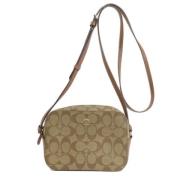 Coach Pre-owned Pre-owned Canvas axelremsvskor Brown, Dam