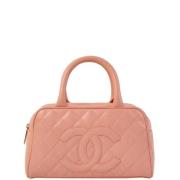 Chanel Vintage Pre-owned Laeder chanel-vskor Pink, Dam