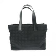 Chanel Vintage Pre-owned Nylon chanel-vskor Black, Dam