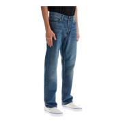 Carhartt Wip Slitna denim jeans, rak passform Blue, Herr