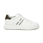 Hogan Vita Läder Sneakers med Memory Fussbett White, Herr