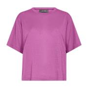 MOS Mosh Chic Glimmer Tee i Vivid Viola Purple, Dam