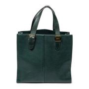 Burberry Vintage Pre-owned Laeder handvskor Green, Dam