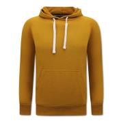 Enos Hoodie Herr - Tröja med huva Brown, Herr