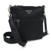 Prada Vintage Pre-owned Nylon prada-vskor Black, Dam