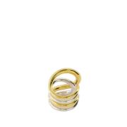 Charlotte Chesnais Daisy Skulptural Ring Silver/Guld Yellow, Dam