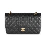 Chanel Vintage Pre-owned Laeder kuvertvskor Black, Dam