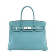 Hermès Vintage Pre-owned Laeder handvskor Blue, Dam