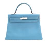 Hermès Vintage Pre-owned Laeder handvskor Blue, Dam