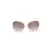 Chloé Pre-owned Pre-owned Plast solglasgon Beige, Dam