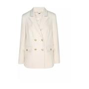 Guess Ivory Blazer för kvinnor Beige, Dam