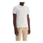 Tom Ford Mjuk Bomull Lyocell Jersey T-shirt White, Herr