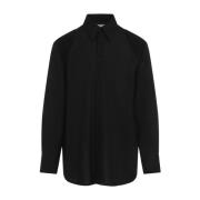 Jil Sander Svarta skjortor för män Aw24 Black, Herr