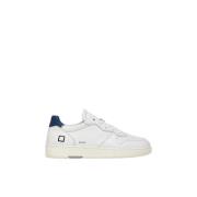 D.a.t.e. Vita Läder Låga Sneakers White, Herr