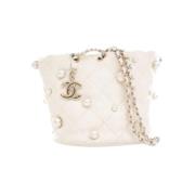 Chanel Vintage Pre-owned Laeder chanel-vskor White, Dam