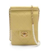 Chanel Vintage Pre-owned Laeder chanel-vskor Yellow, Dam