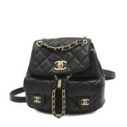 Chanel Vintage Pre-owned Laeder chanel-vskor Black, Dam