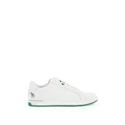 PS By Paul Smith Zebra Print Läder Sneakers White, Herr