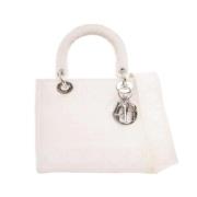 Dior Vintage Pre-owned Canvas dior-vskor White, Dam