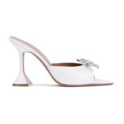 Amina Muaddi Vita Rosie Slipper Skor White, Dam