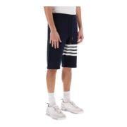 Thom Browne 4-Bar Motif Sweat Shorts Blue, Herr