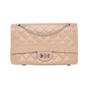 Chanel Vintage Pre-owned Laeder handvskor Beige, Dam