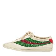 Gucci Vintage Pre-owned Laeder sneakers White, Herr