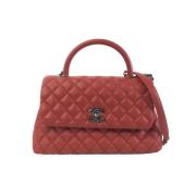 Chanel Vintage Pre-owned Laeder chanel-vskor Red, Dam