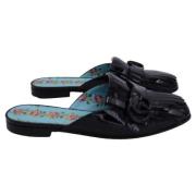 Gucci Vintage Pre-owned Laeder sandaler Black, Dam