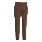 White Sand Bruna Chino Byxor Aw24 Brown, Herr