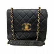 Chanel Vintage Pre-owned Laeder chanel-vskor Black, Dam