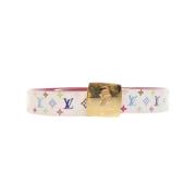 Louis Vuitton Vintage Pre-owned Laeder skrp Multicolor, Dam