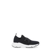 Tod's Svarta Tech Fabric Damsneakers Black, Dam