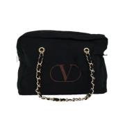 Valentino Vintage Pre-owned Canvas handvskor Black, Dam