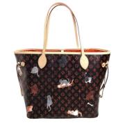 Louis Vuitton Vintage Pre-owned Tyg louis-vuitton-vskor Brown, Dam