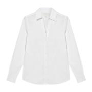 Brooks Brothers Klassisk passform Bengal-randig knapp-ned blus White, ...