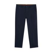 Brooks Brothers Chinos i bomullsmaterial, avslappad passform Blue, Her...